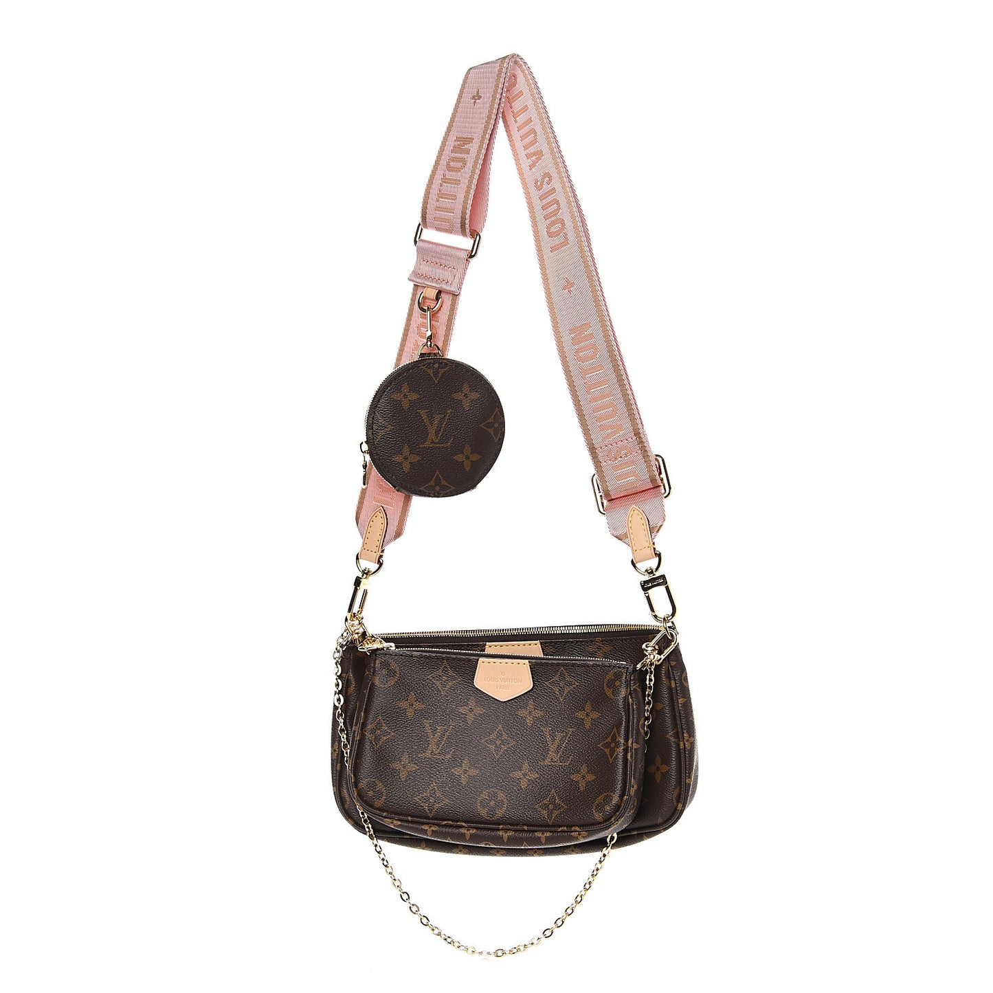 Monogram Multi Pochette Accessories Rose Clair