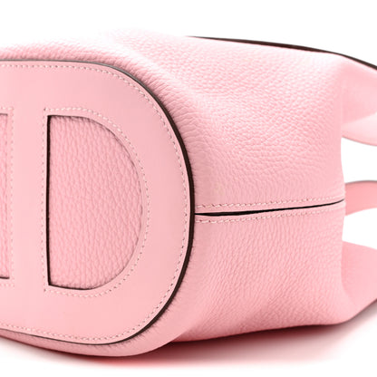 Hermes Taurillon Clemence Swift In-The-Loop 18 Bag Rose Sakura 10 of 11