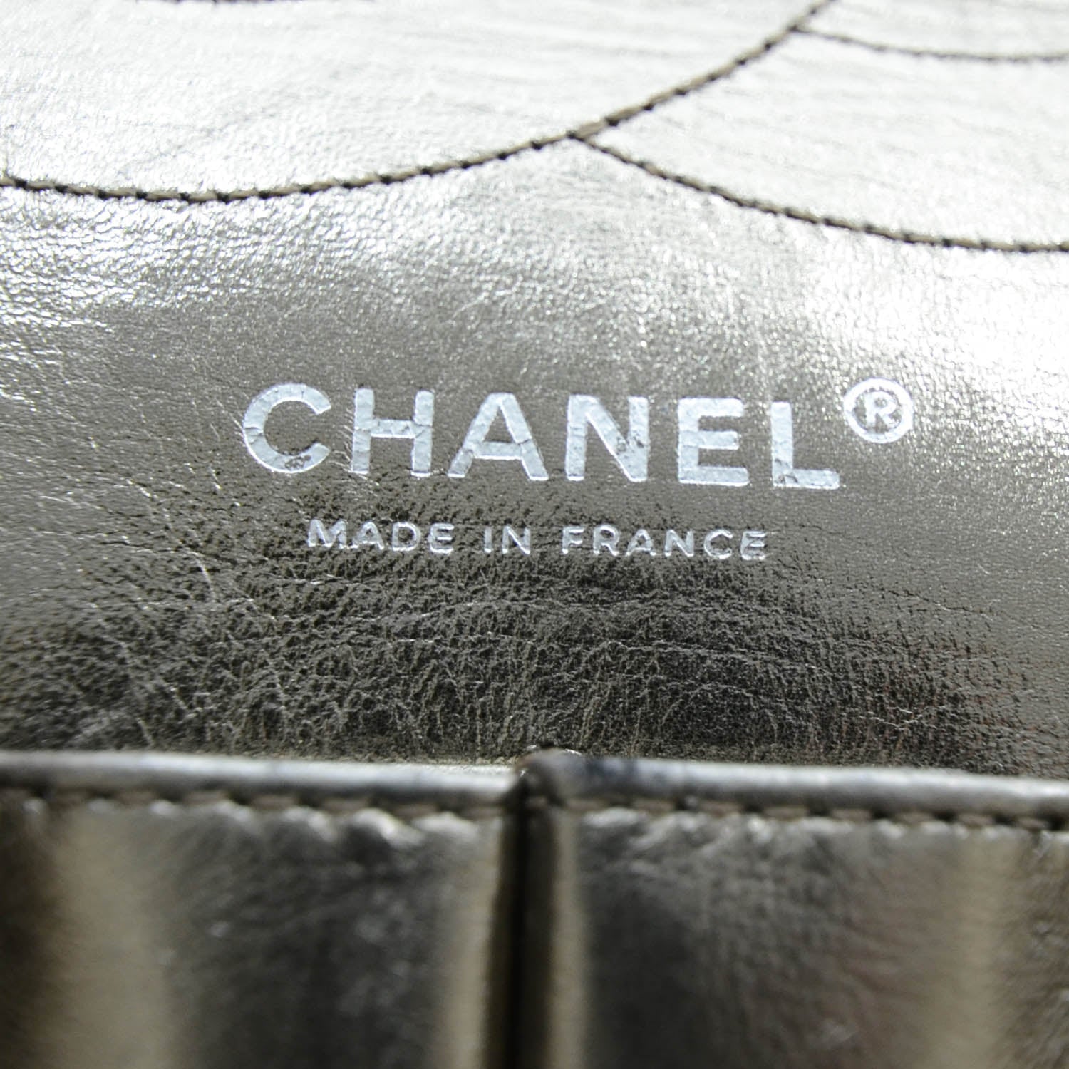 Chanel Leather 2.55 Reissue 227 Flap Bronze 9 of 11