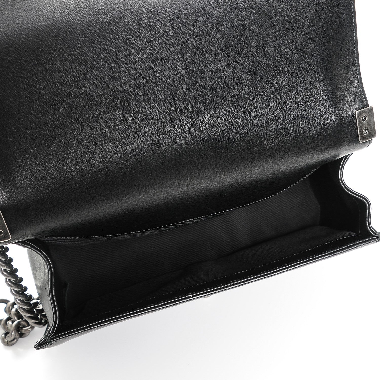 Chanel Lambskin Quilted Medium Boy Flap Black 5 of 8