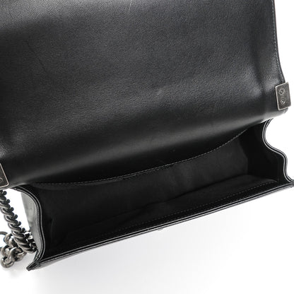 Chanel Lambskin Quilted Medium Boy Flap Black 5 of 8