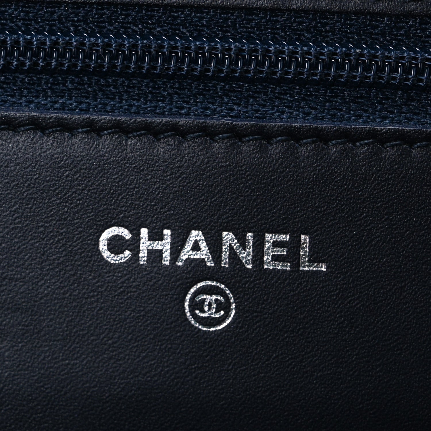 Chanel Velvet Quilted Boy Wallet On Chain WOC Blue 6 of 11