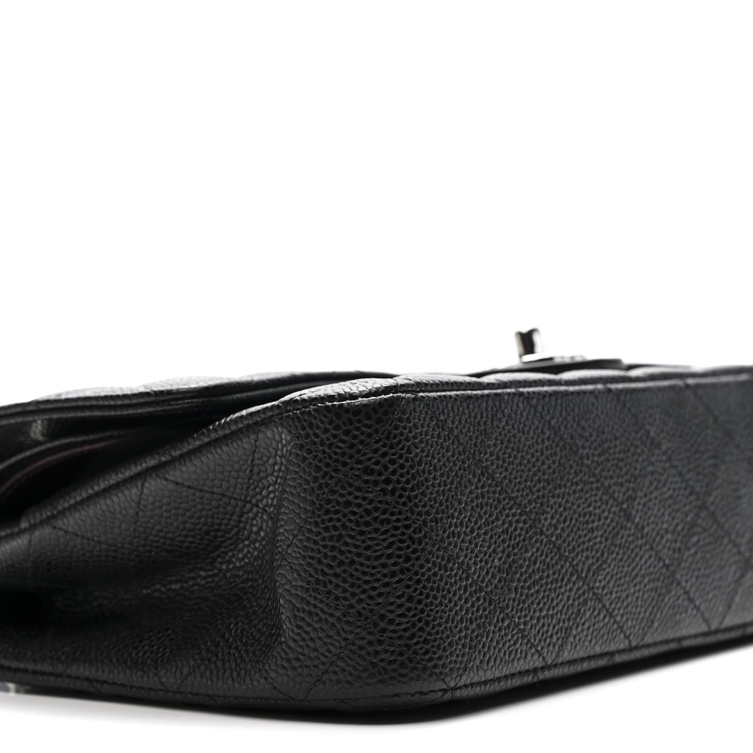 Chanel Caviar Quilted Medium Double Flap Black 9 of 11