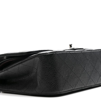 Chanel Caviar Quilted Medium Double Flap Black 9 of 11