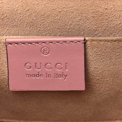 Gucci Guccissima Small Padlock Shoulder Bag Rose Baby Candy 6 of 11