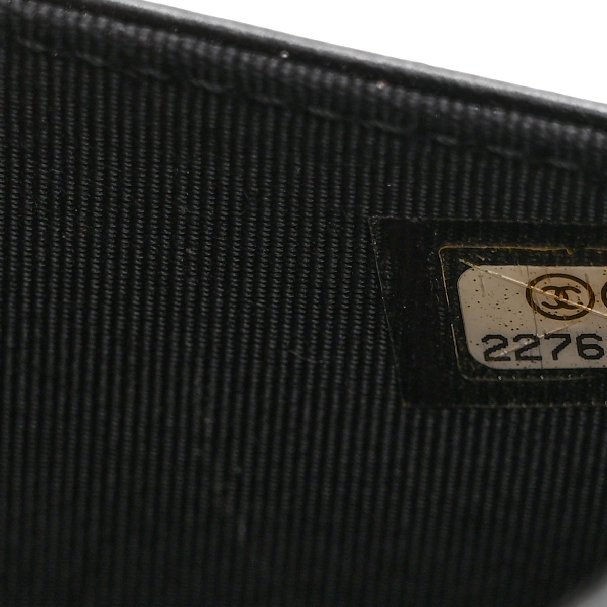 Metallic Caviar Suede Wallet On Chain WOC Gold Black