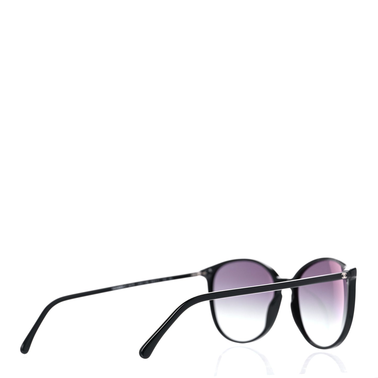 Acetate Round Sunglasses 5278 Black