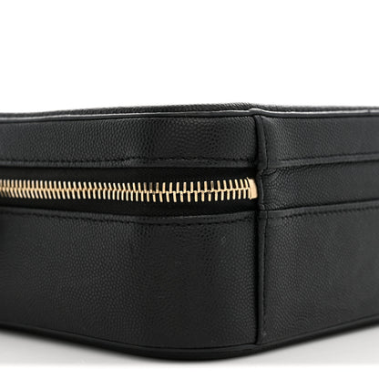 Chanel Caviar Quilted Medium CC Filigree Vanity Case Black 9 of 11