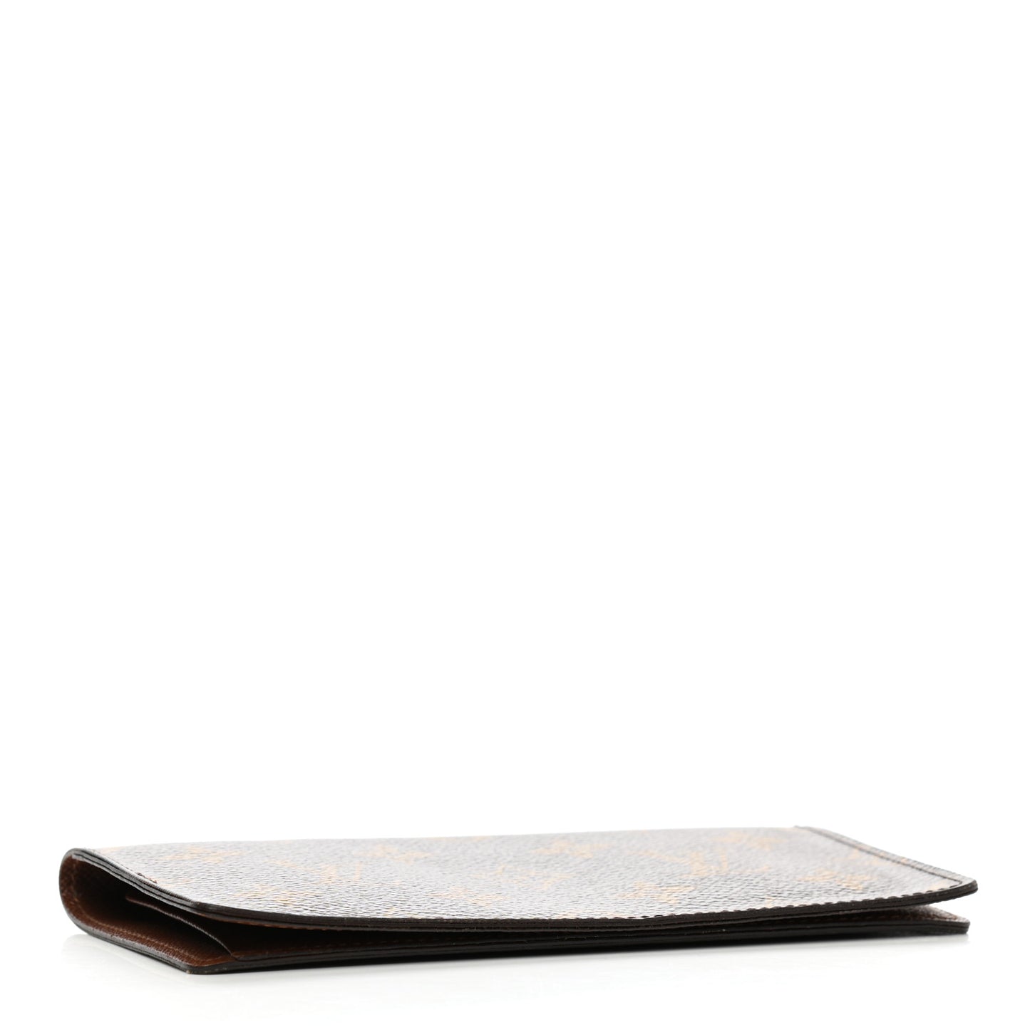 Monogram Simple Checkbook Holder Wallet Cover