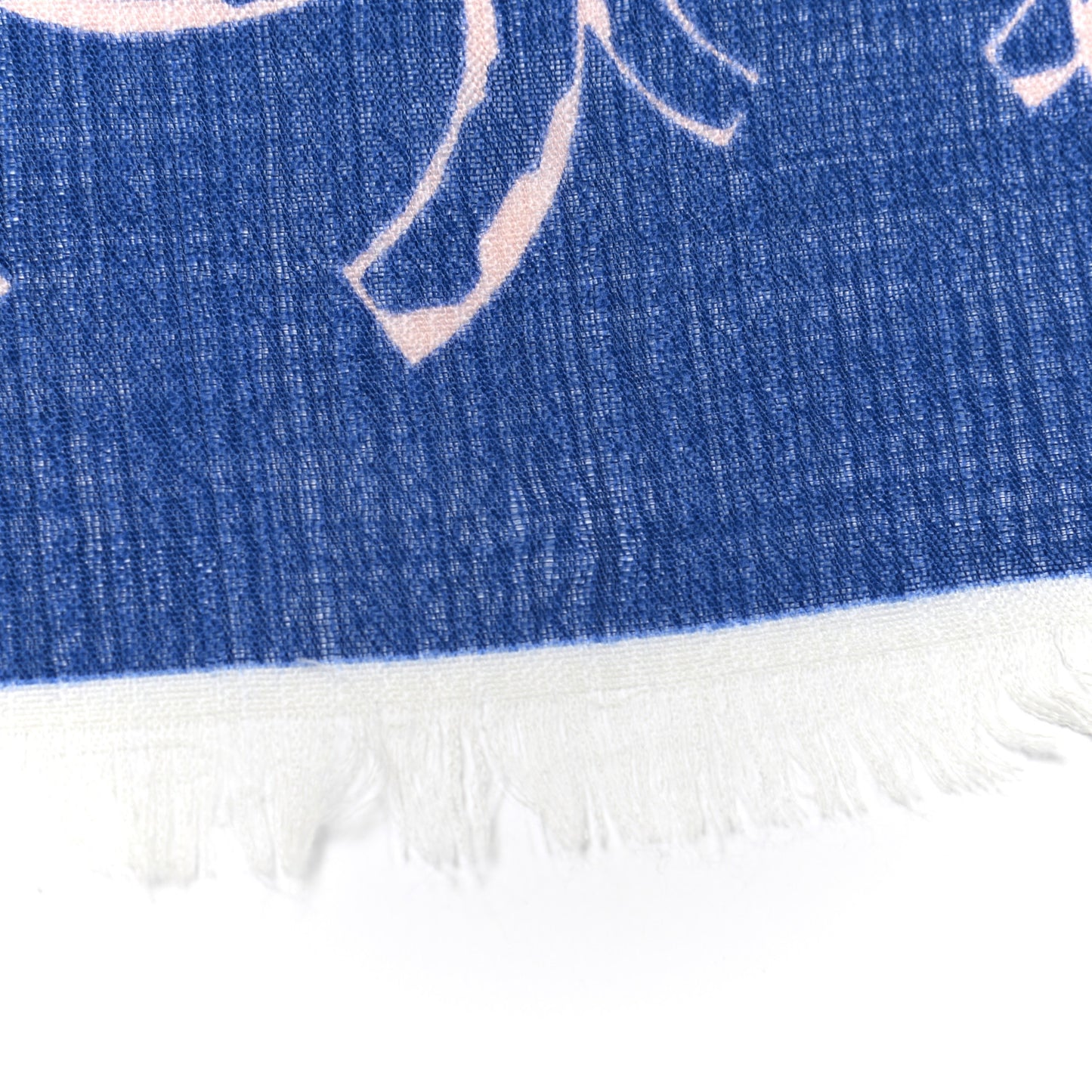 Cashmere Silk CC Stole Blue