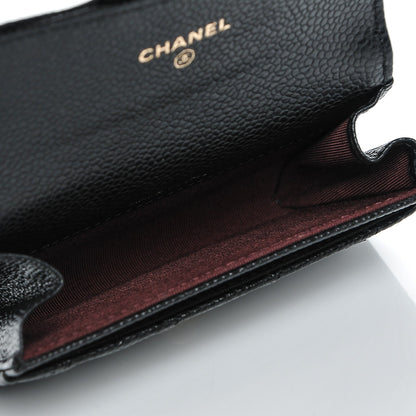 Chanel Caviar Quilted Flap Card Holder Black 4 of 7