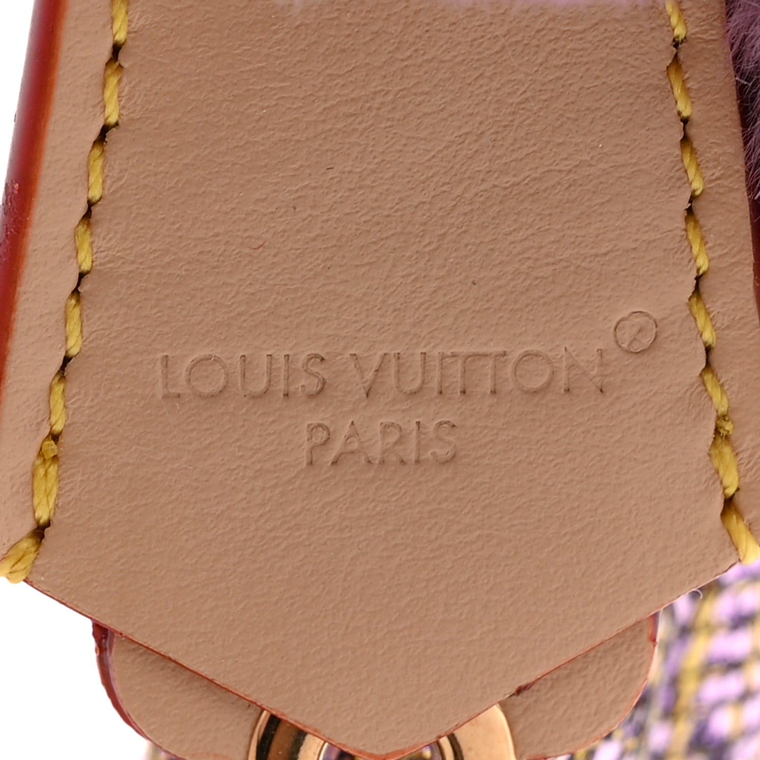 Louis Vuitton Monogram Vivienne Fashionista Bag Charm Key Holder Violet 3 of 4