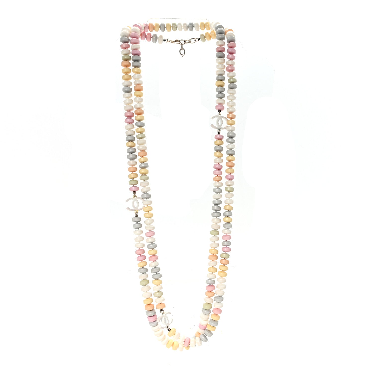 Chanel Candy CC Double Strand Necklace Multicolor 3 of 5