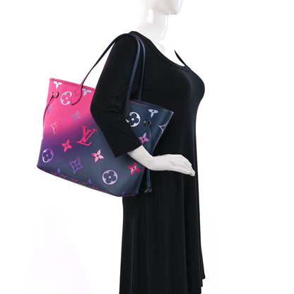 Louis Vuitton Monogram Giant Spring In The City Neverfull MM Midnight Fuchsia 2 of 11
