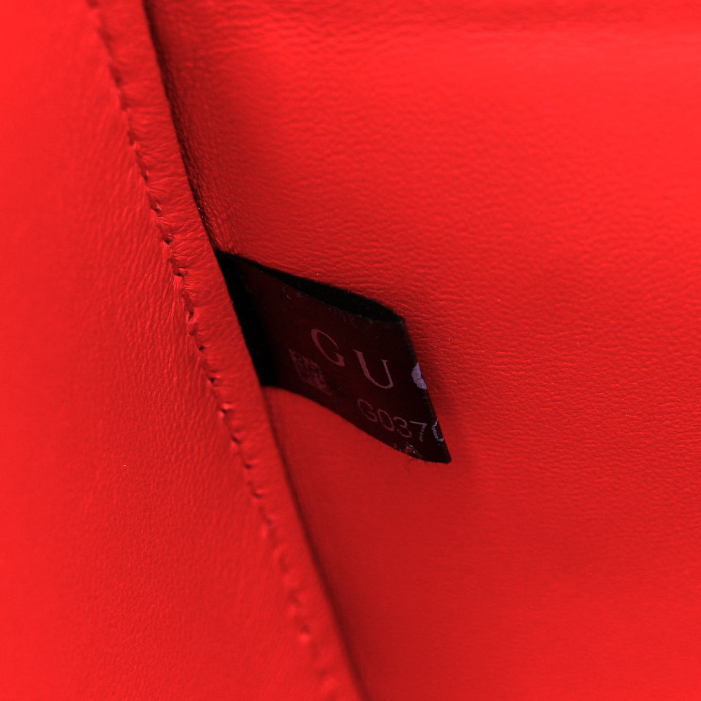GG Supreme Monogram Calfskin Love Valentines Day Small Padlock Bamboo Shoulder Bag Beige Ebony New Geranium