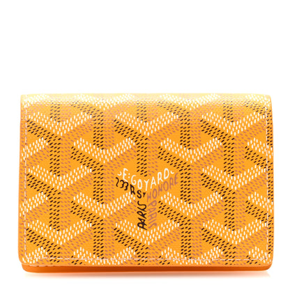 Goyard Goyardine Business Card Holder Yellow 1 of 9