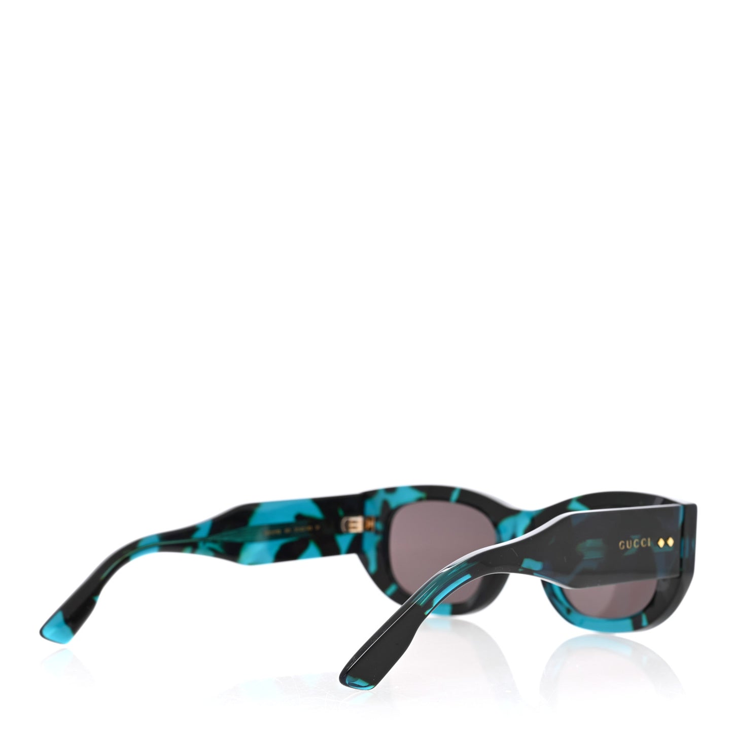 Acetate Rectangle Frame Sunglasses GG1215S Blue