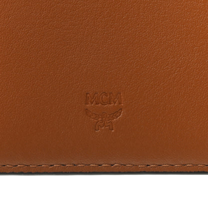 MCM Visetos Passport Holder Cognac 6 of 8