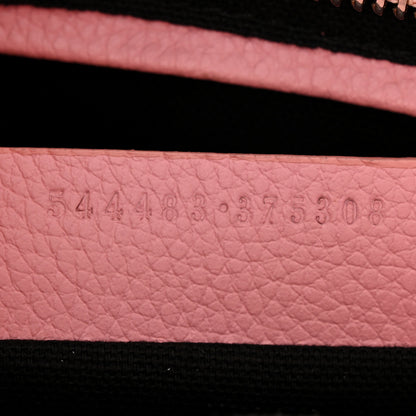 Alexander McQueen Pebbled Calfskin Mini Skull Padlock Zip Around Tote Petal 7 of 14