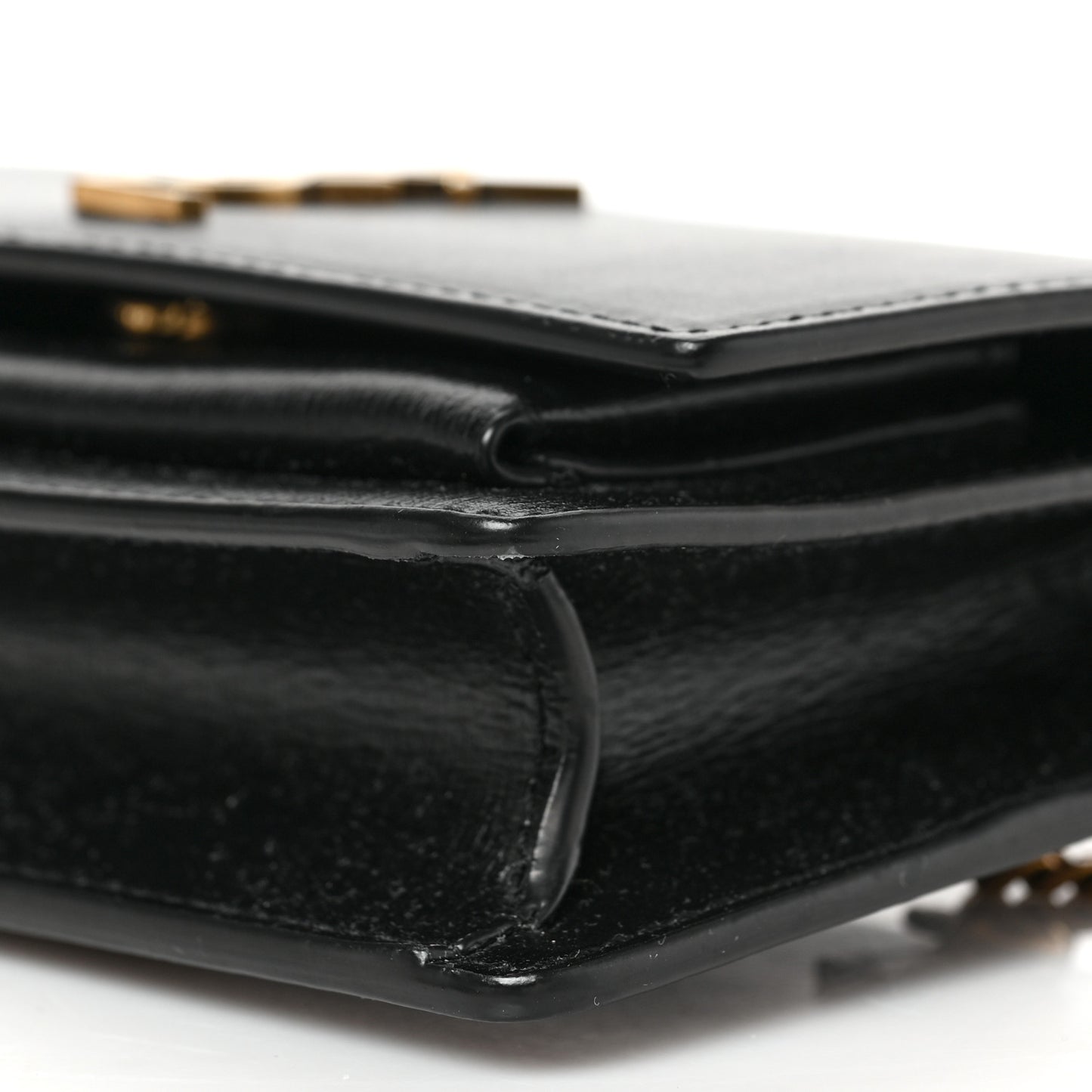 Smooth Calfskin Sunset Baby Belt Bag Black