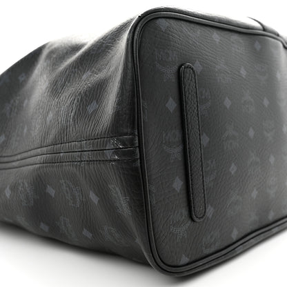 MCM Visetos Large Liz Reversible Shopper Tote Black 10 of 16