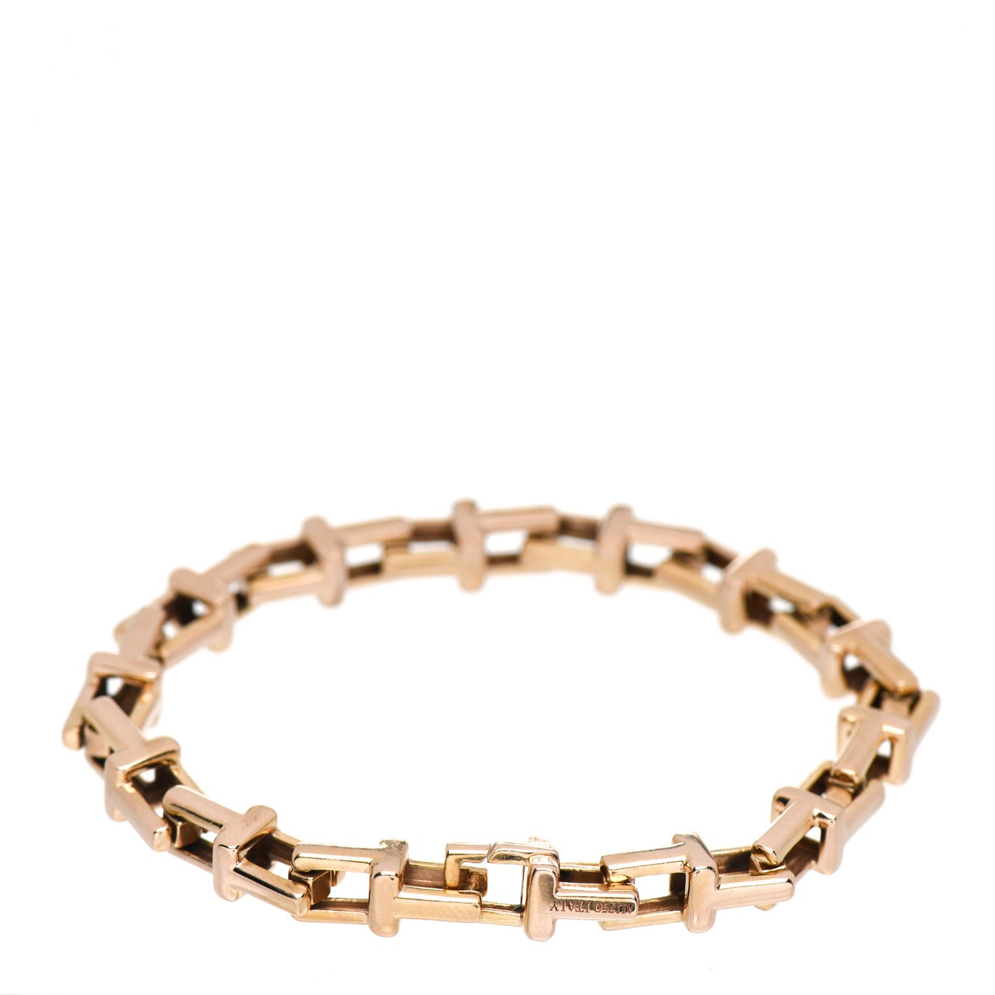 18K Rose Gold T Chain Bracelet