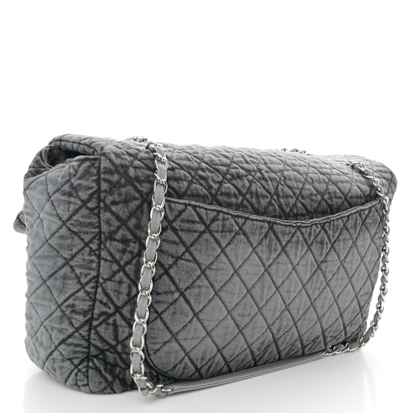 Denim Quilted Denimpression XXL Flap Grey Black