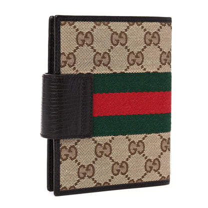 Gucci Monogram Web Small Ring Agenda Brown 3 of 8