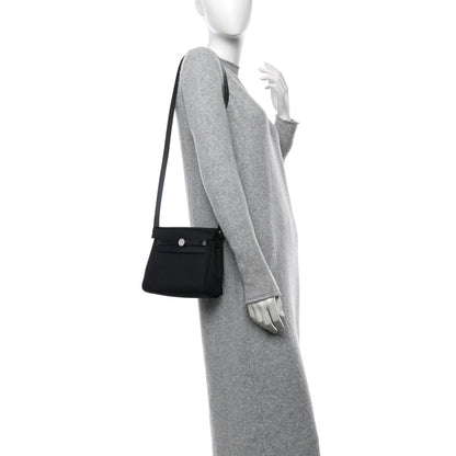 Hermes Military Toile Vache Hunter Herbag Zip Retourne 20 Black 2 of 11