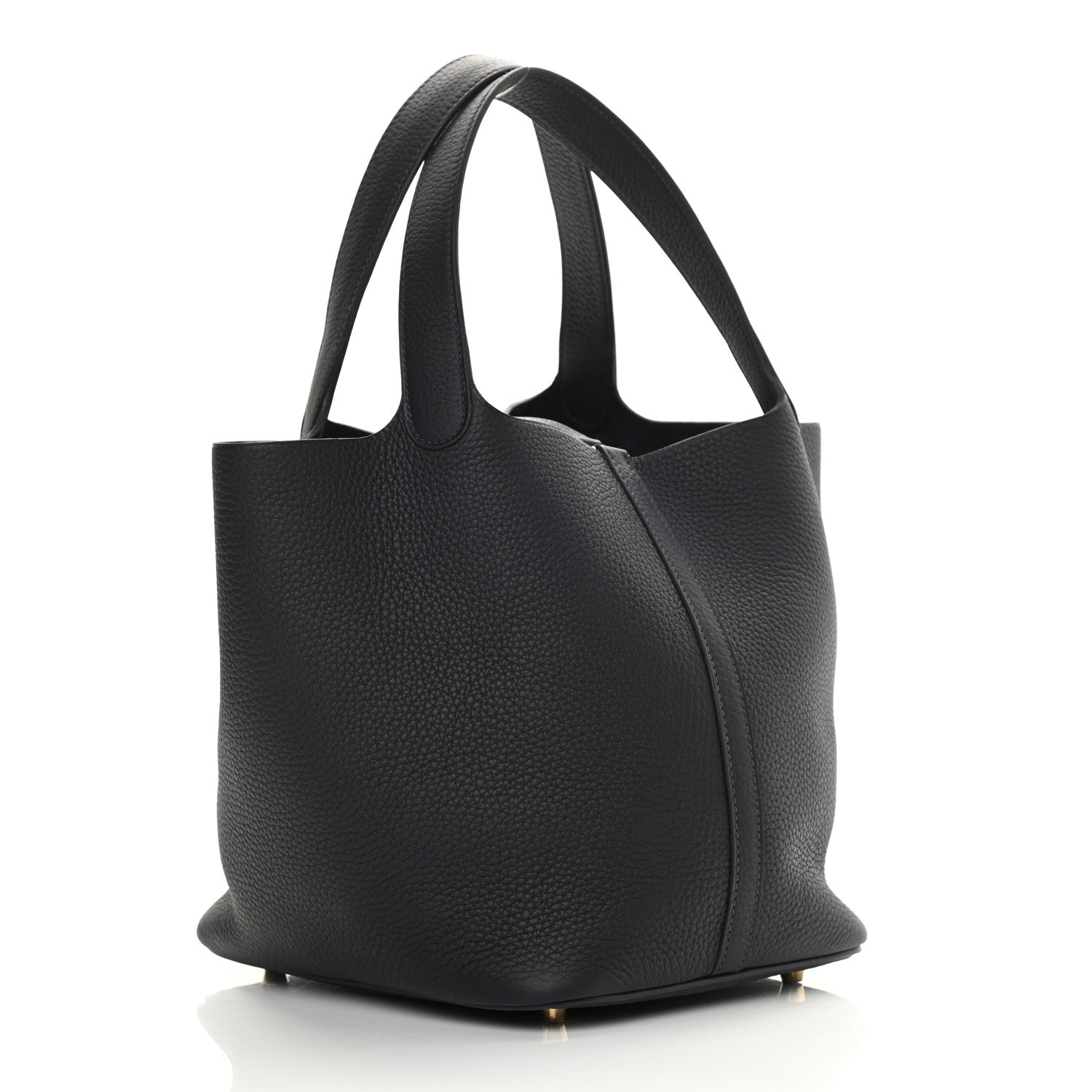 Hermes Taurillon Clemence Picotin Lock 22 MM Bleu Nuit 3 of 11