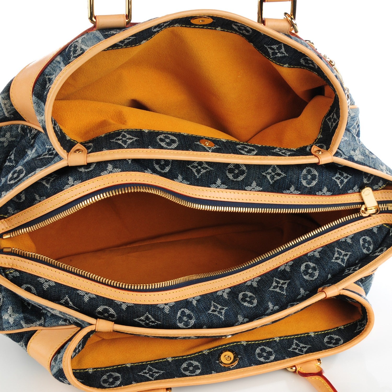 Louis Vuitton Denim Raye Cabas GM 5 of 7