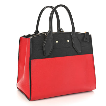 Louis Vuitton Taurillon City Steamer PM Black Rouge 3 of 8