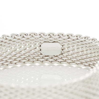 Tiffany Sterling Silver Somerset Mesh Bracelet 3 of 4