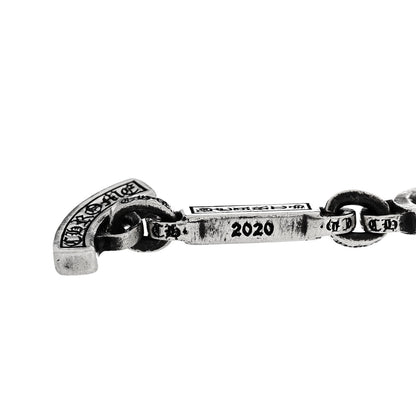 Chrome Hearts Sterling Silver Paper E Chain Bracelet 3 of 4