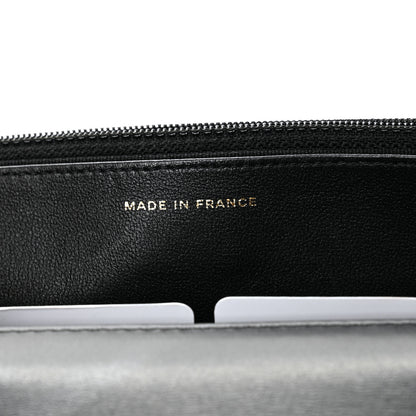 Chanel Lambskin Quilted Trendy CC Wallet On Chain WOC Black 7 of 12