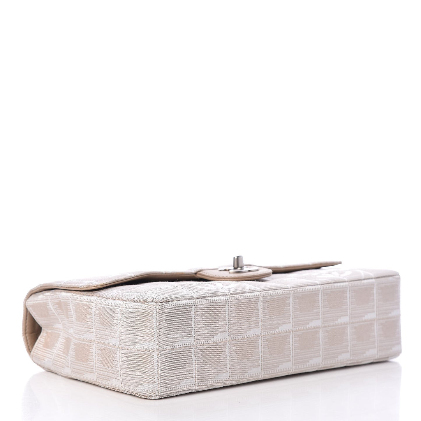 Nylon Medium Travel Flap Light Beige
