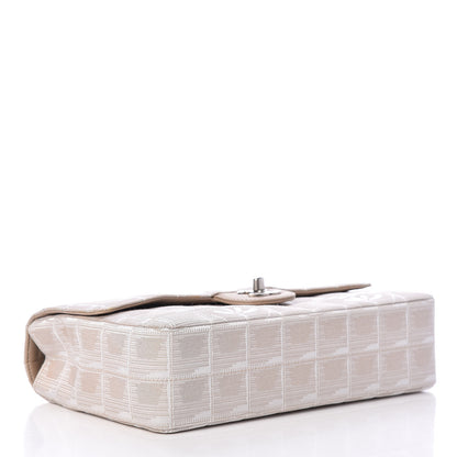 Chanel Nylon Medium Travel Flap Light Beige 4 of 17