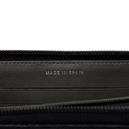 Chanel Caviar Quilted Small Boy Zip Around Wallet Black 7 of 12
