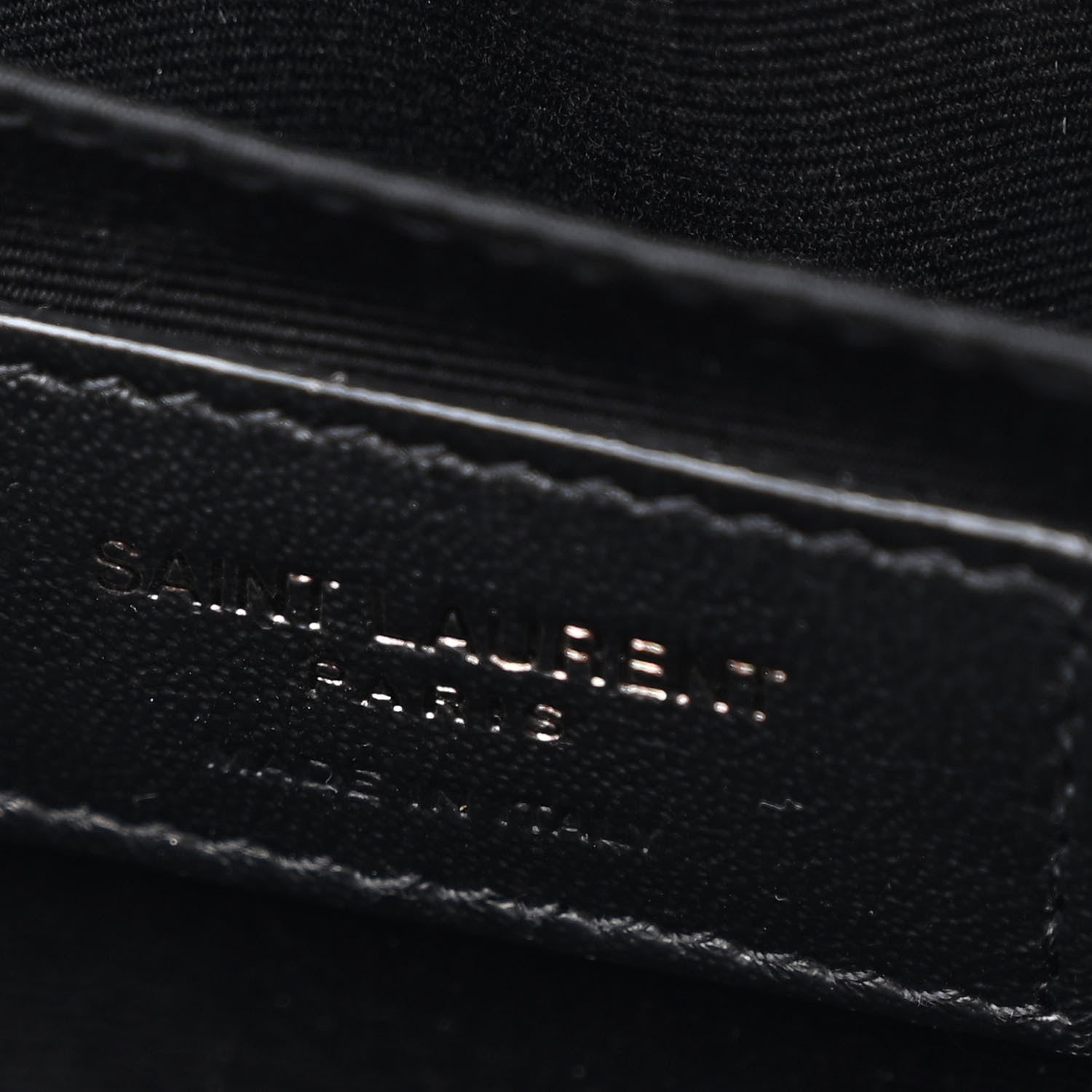 Saint Laurent Calfskin Matelasse Monogram Lou Camera Bag Black 6 of 11