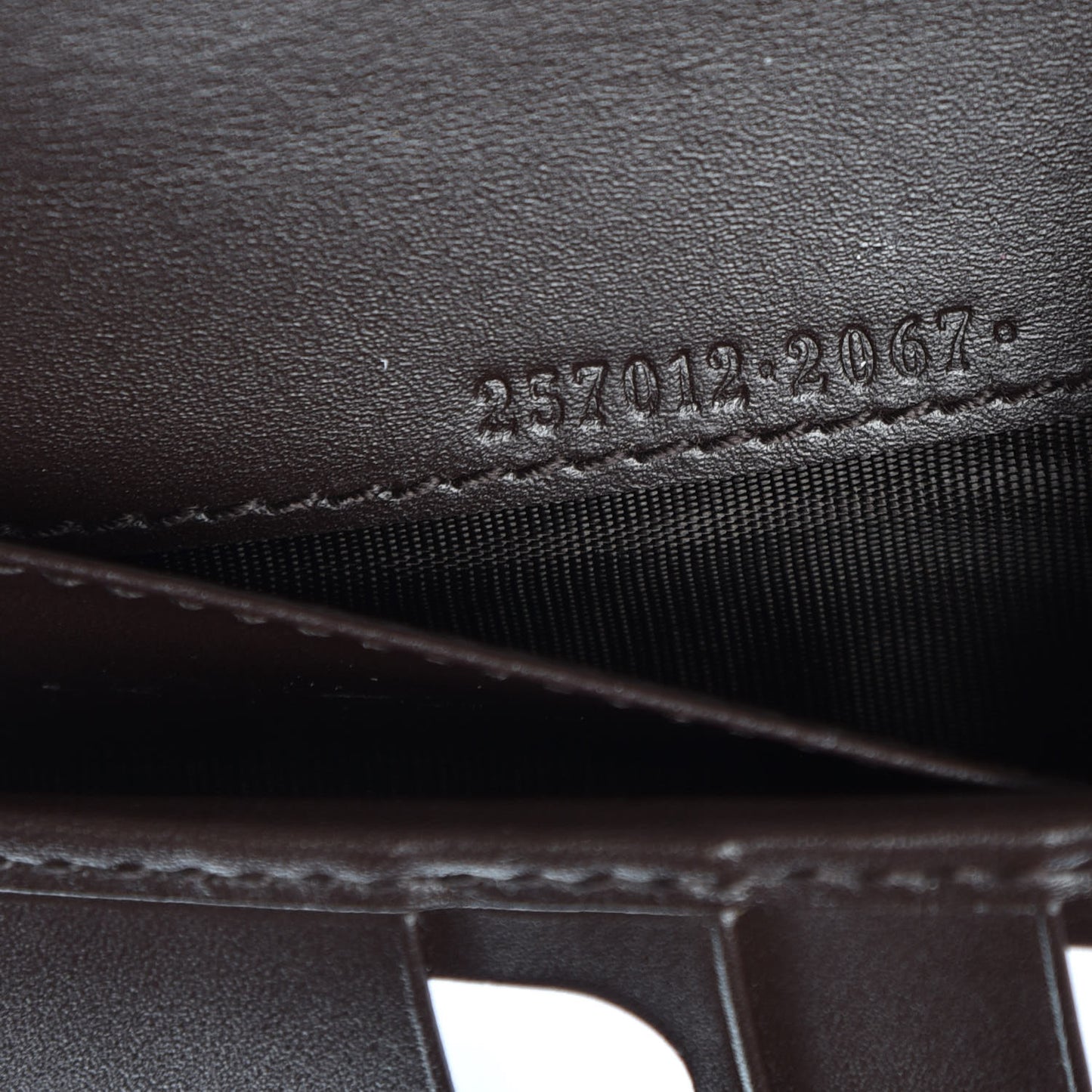 Guccissima Signature Dice Continental Wallet Chocolate