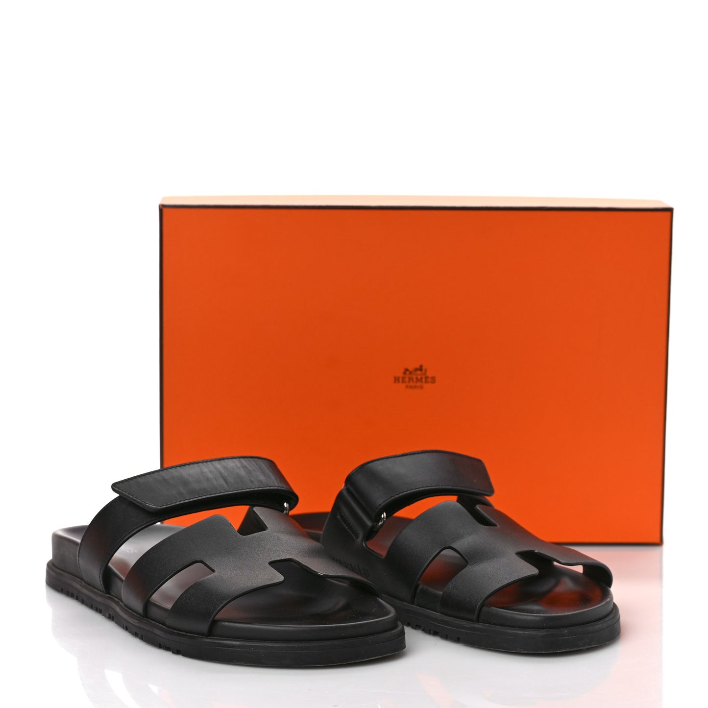 Calfskin Womens Chypre Sandals 38 Black