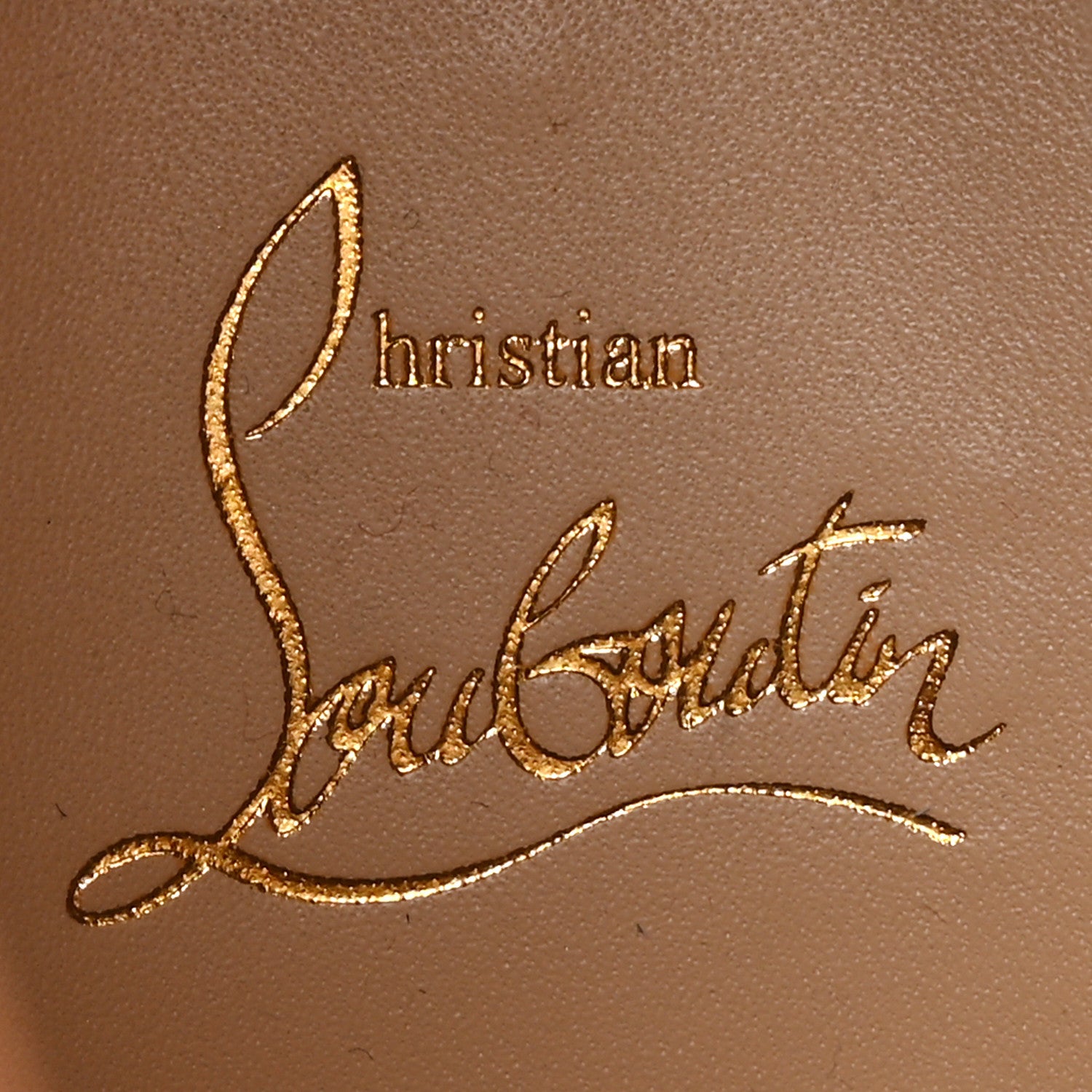 Christian Louboutin Calfskin CL Chelsea 70 Booty 41 Cuoio 7 of 9