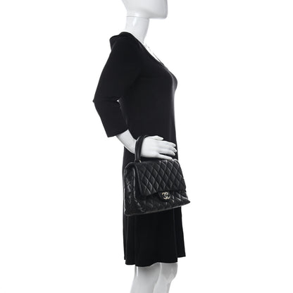Chanel Lambskin Quilted Medium Kelly Flap Black 2 of 11