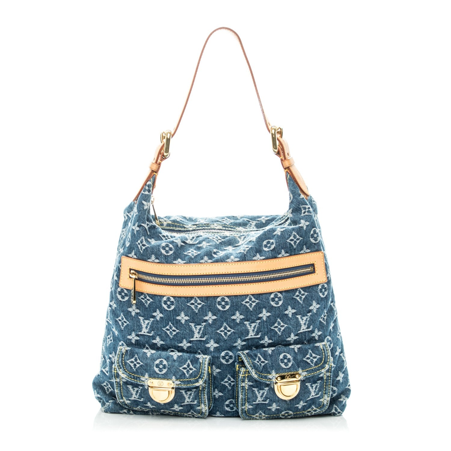 Louis Vuitton Denim Baggy GM Blue 1 of 7