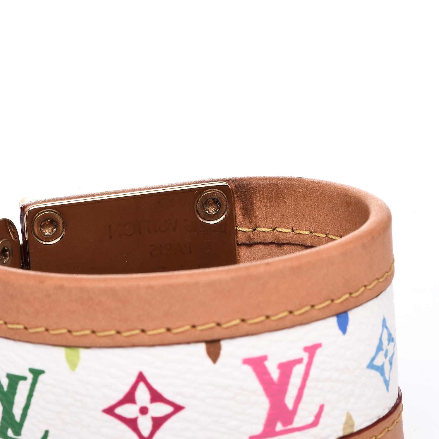 Louis Vuitton Monogram Multicolor S Lock Bracelet White 7 of 7