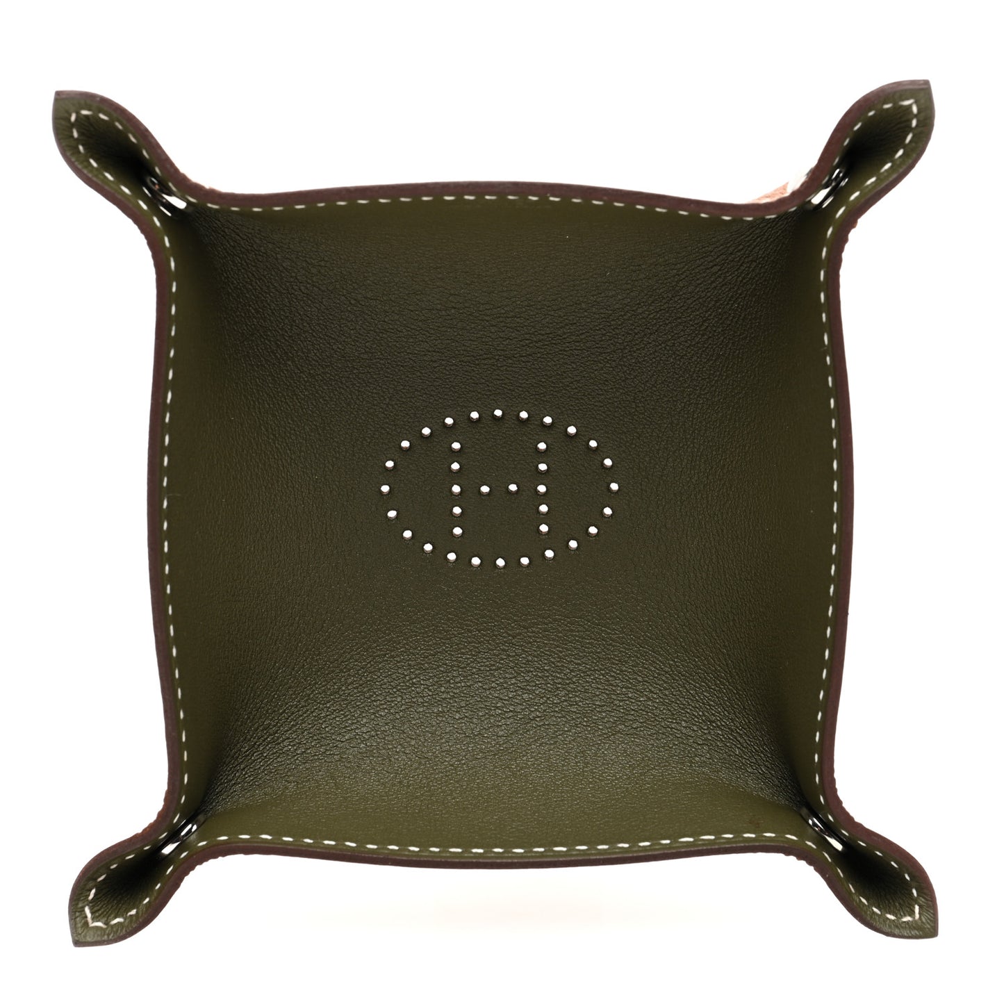 Taurillon Clemence Swift Mini Mises et Relances Change Tray Vert Veronese Fauve