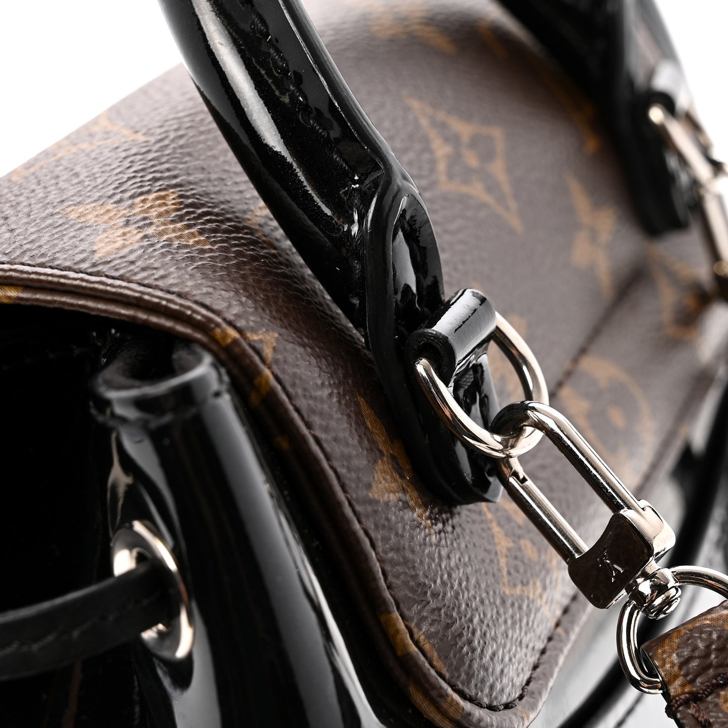 Patent Monogram Hot Springs Backpack Black