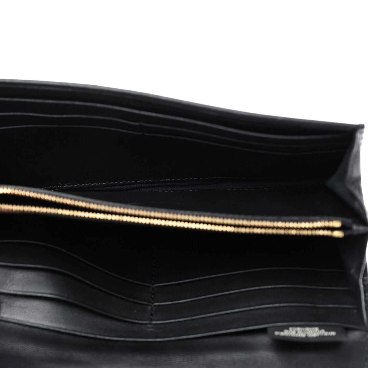 Fendi Nappa Matisse FF Embossed Continental Wallet Black 5 of 10