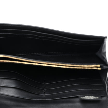 Fendi Nappa Matisse FF Embossed Continental Wallet Black 5 of 10
