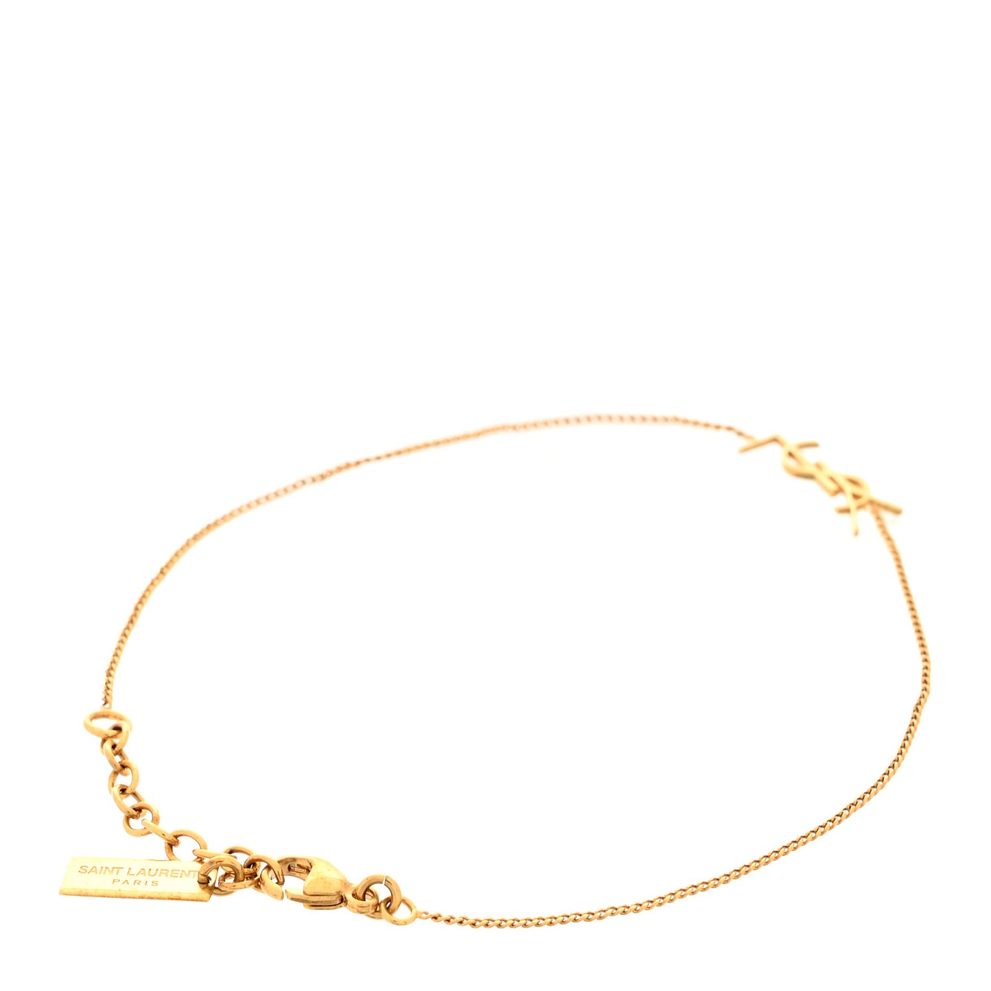 Brass Monogram Charm Bracelet